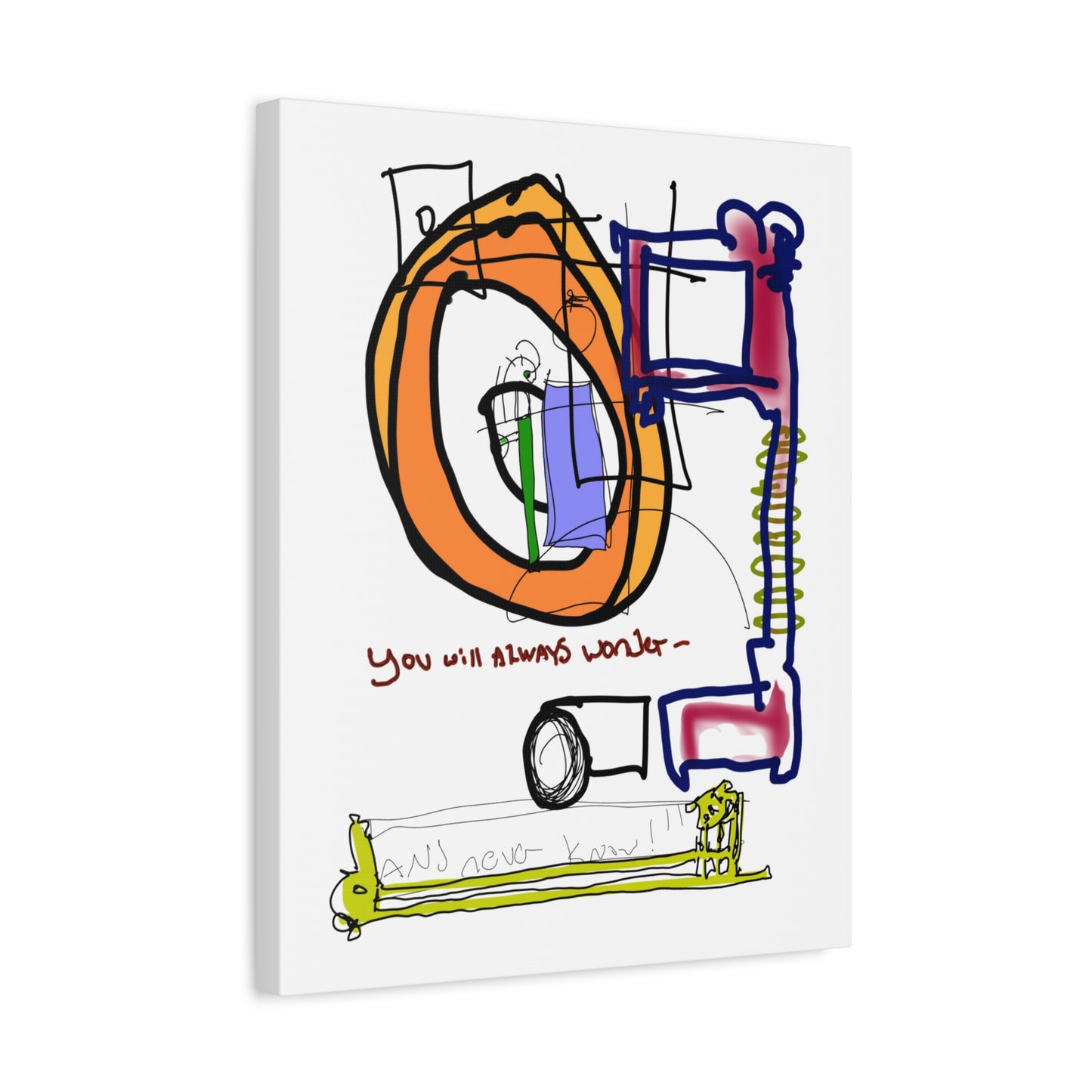 You-Will-Always-Wonder.Contemporary-Art-Matte-Canvas.Abstract-Digital-Drawing.