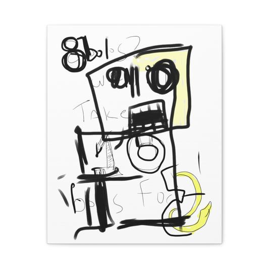 8-Bolos.Contemporary-Art-Matte-Canvas.Bold-Energetic-Abstract-Artwork.