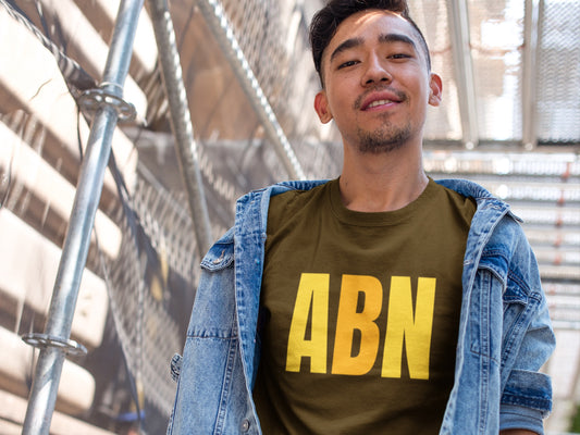 ABN, All Beef News Logo Brown T-Shirt.