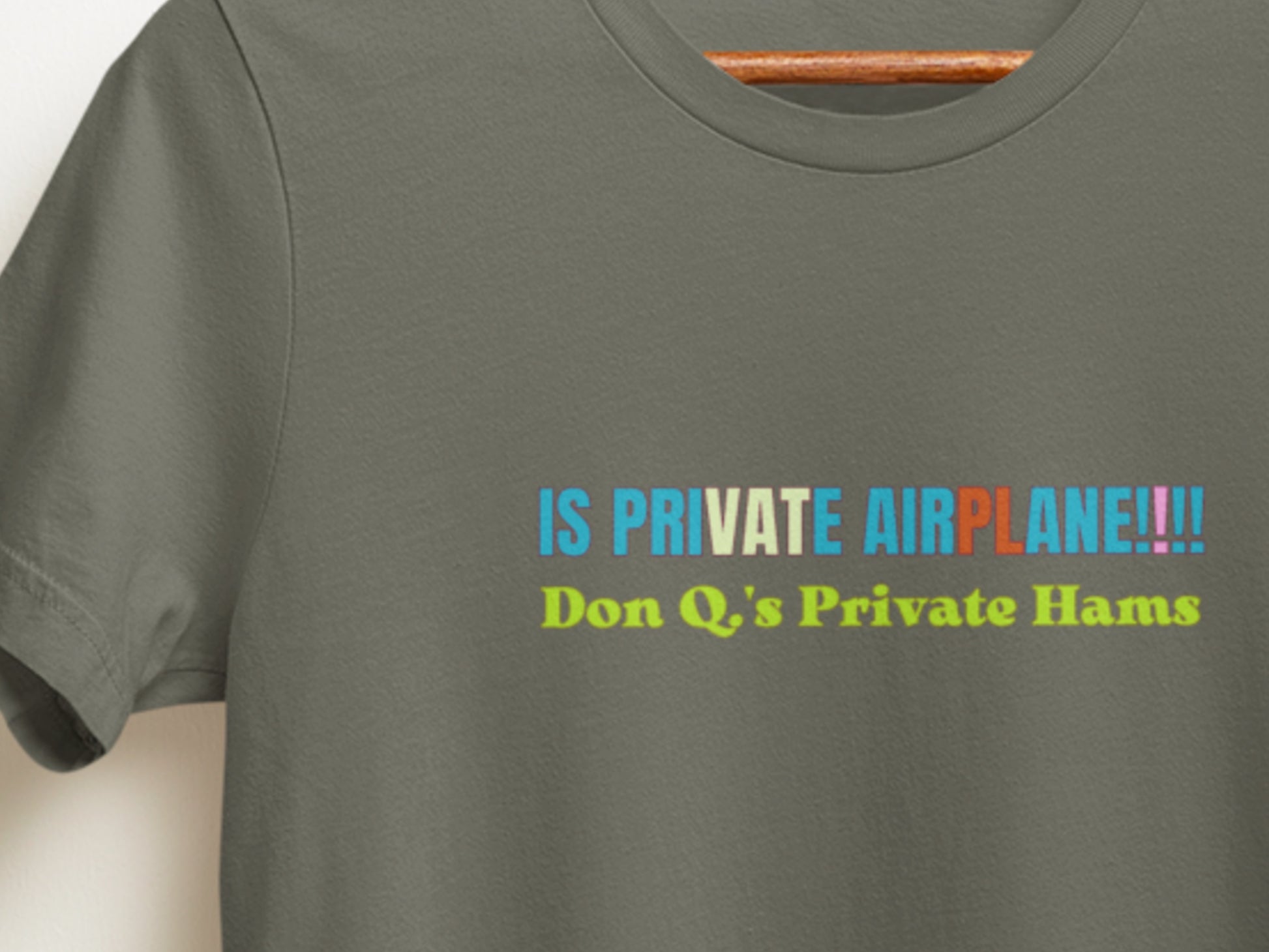 DQ.Is-Private-Airplane.army.t-shirt.