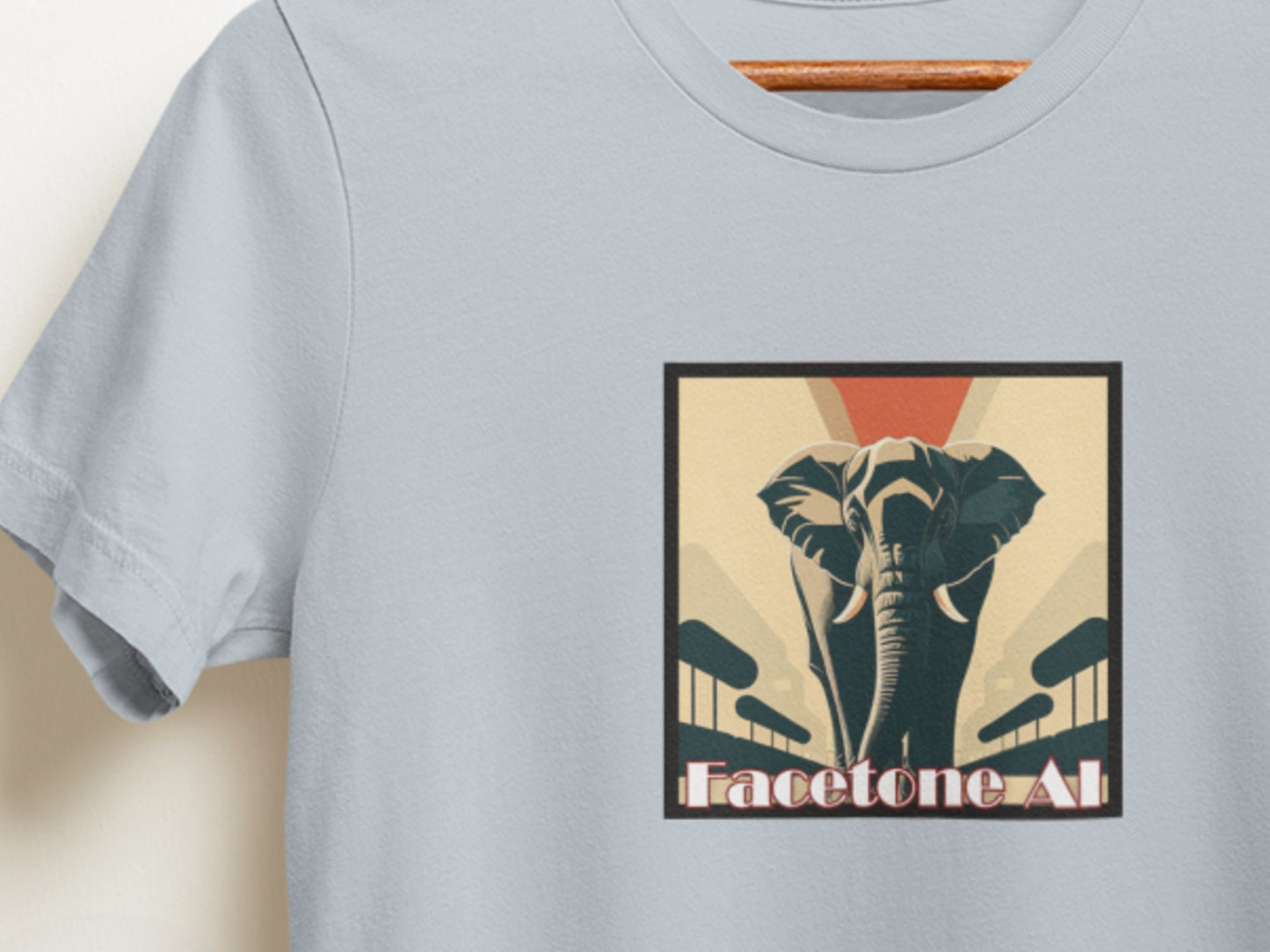 Facetone AI, Elephant T-Shirt