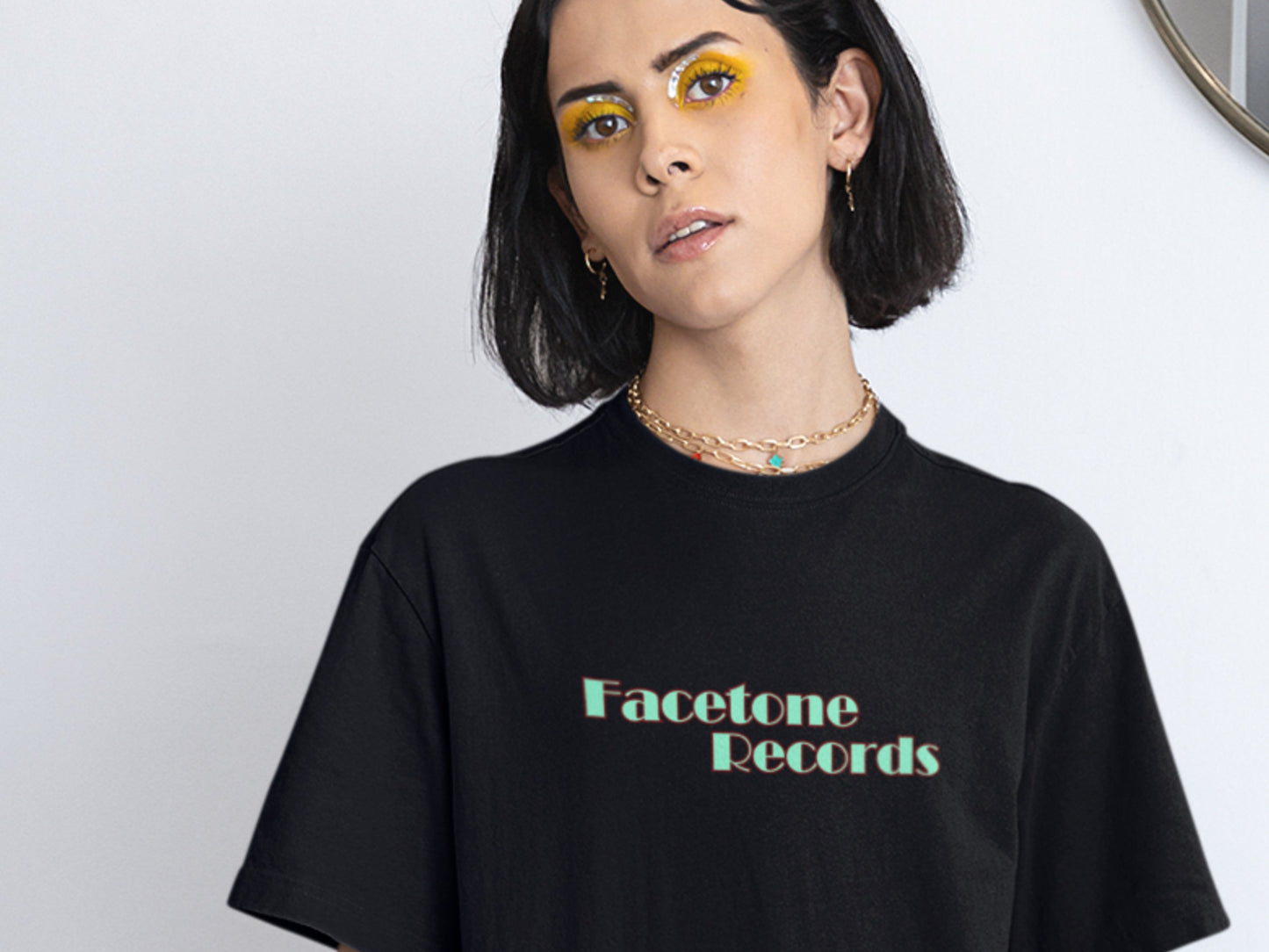 Facetone Records, Green Logo T-Shirt