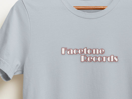 Facetone Records White Logo - Graphic T-Shirt
