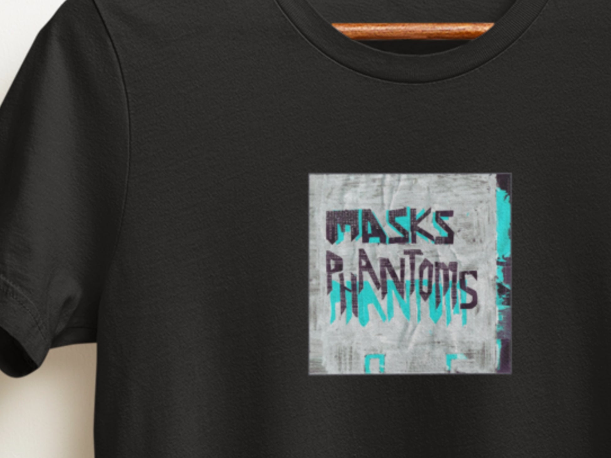 Masks-Phantoms-MP-Album-Cover-black-t-shirt.