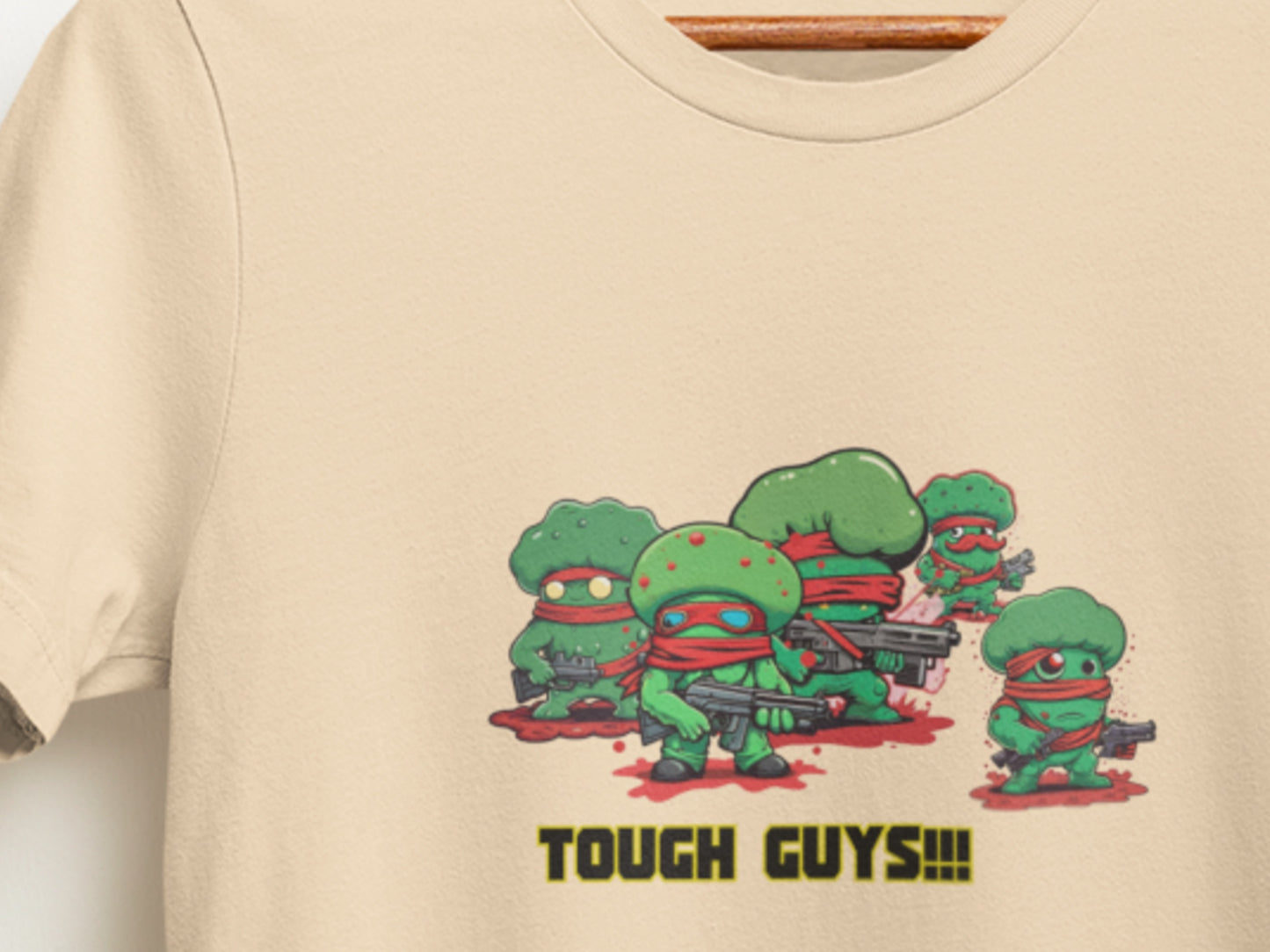 Tough Guys!!! Soft Cream Shirt.