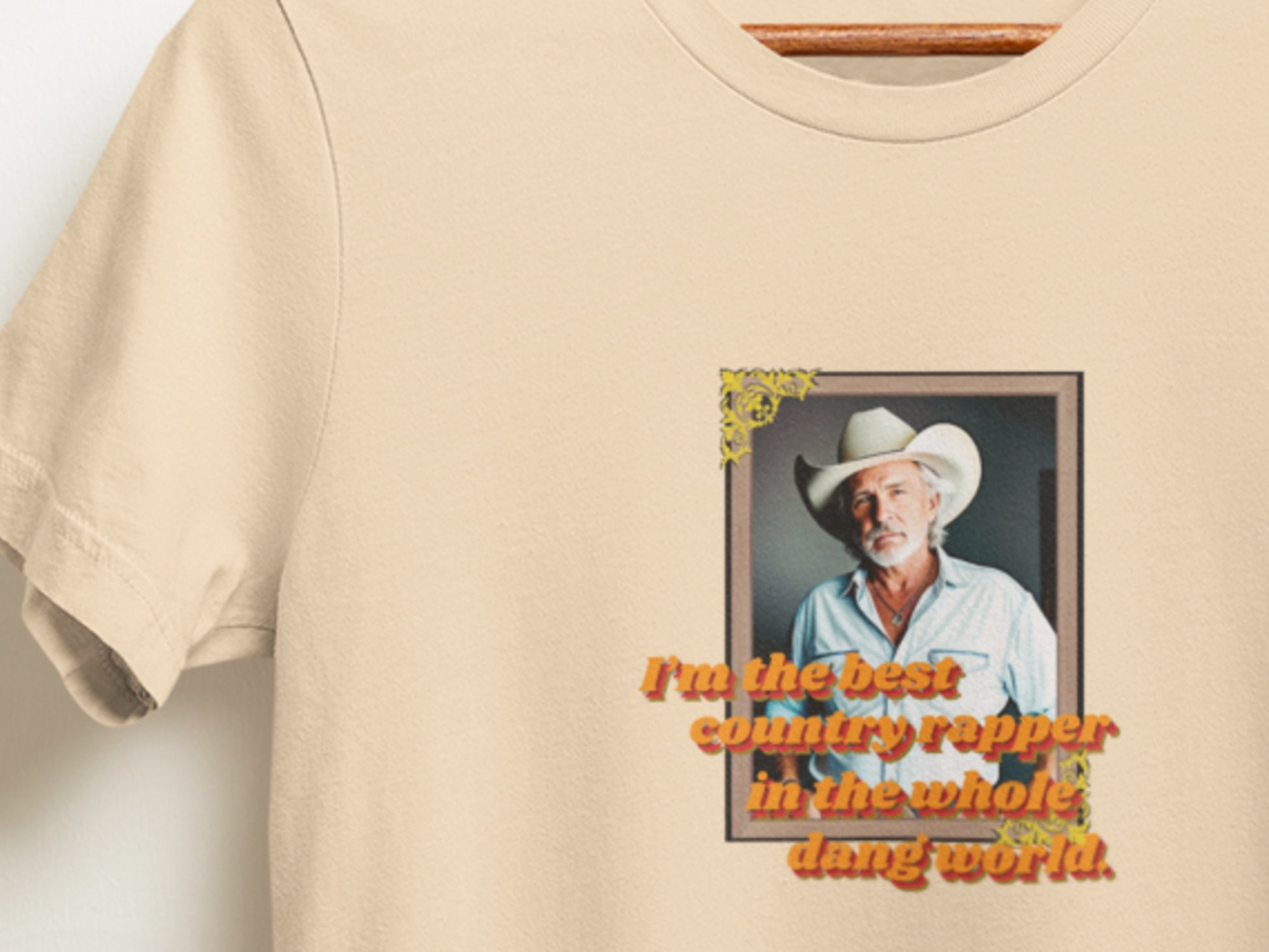 Trevor-Deakins.Best-Country-Rapper-In-The-Whole-Dang-World.t-shirt.soft-cream