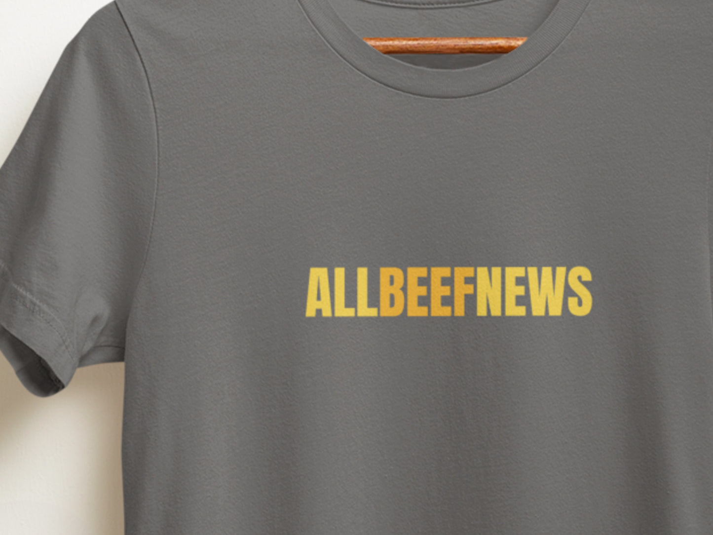 All Beef News Asphalt T-shirt.