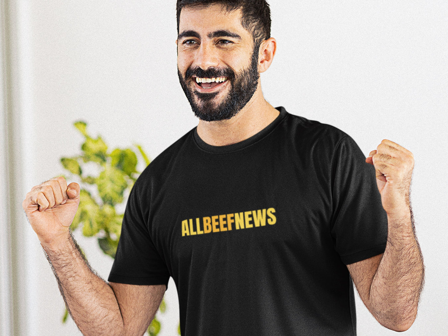 All Beef News Black T-shirt.