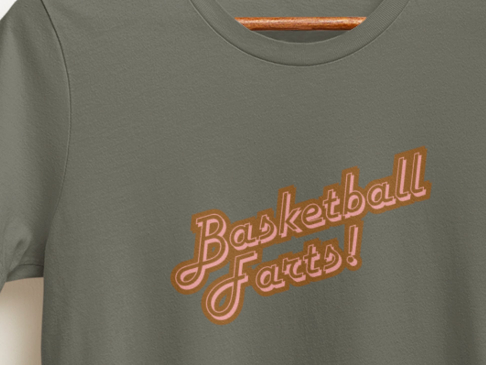 Basketball Farts! Army T-Shirt.