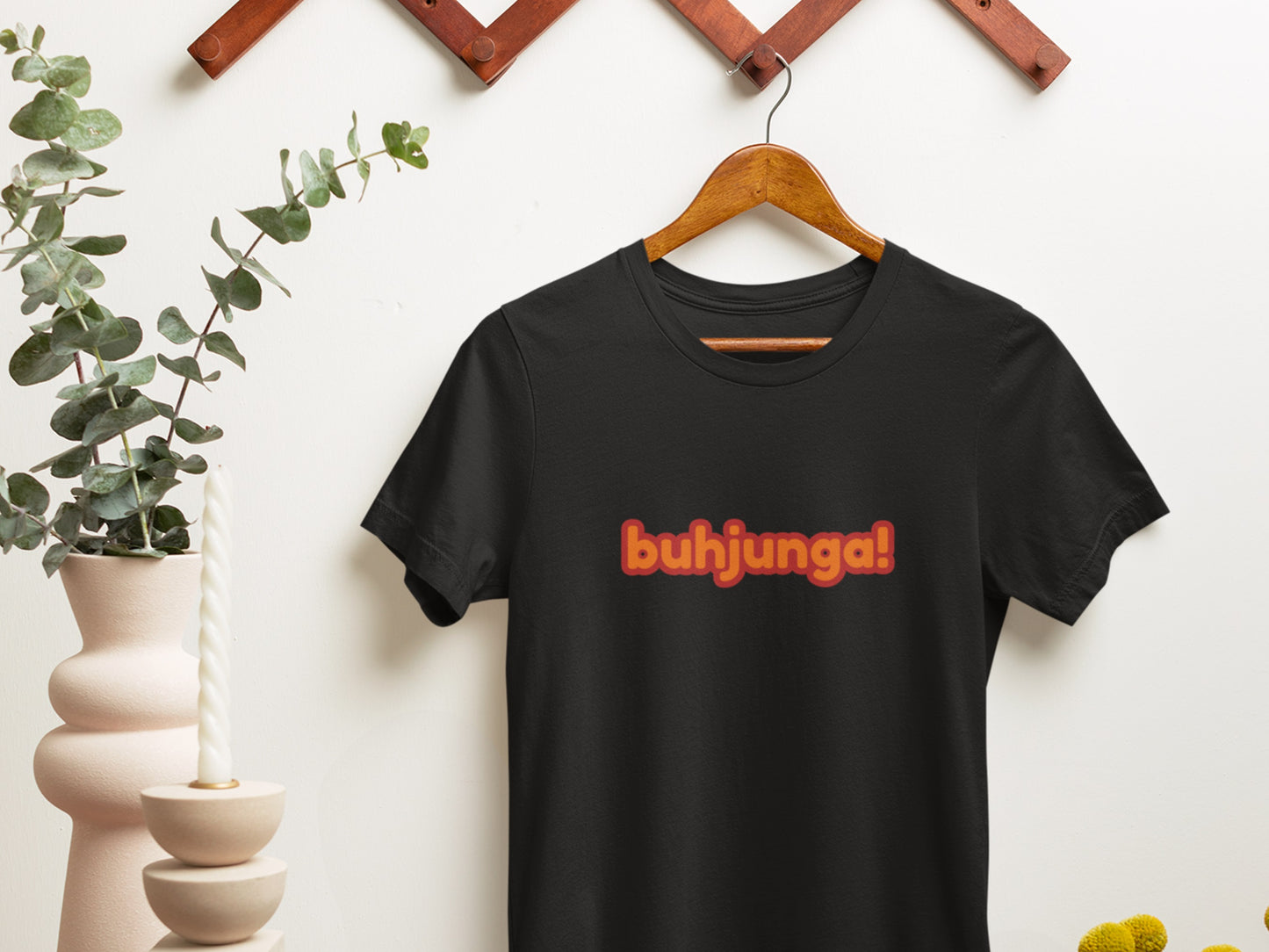 Buhjunga! Black T-Shirt.