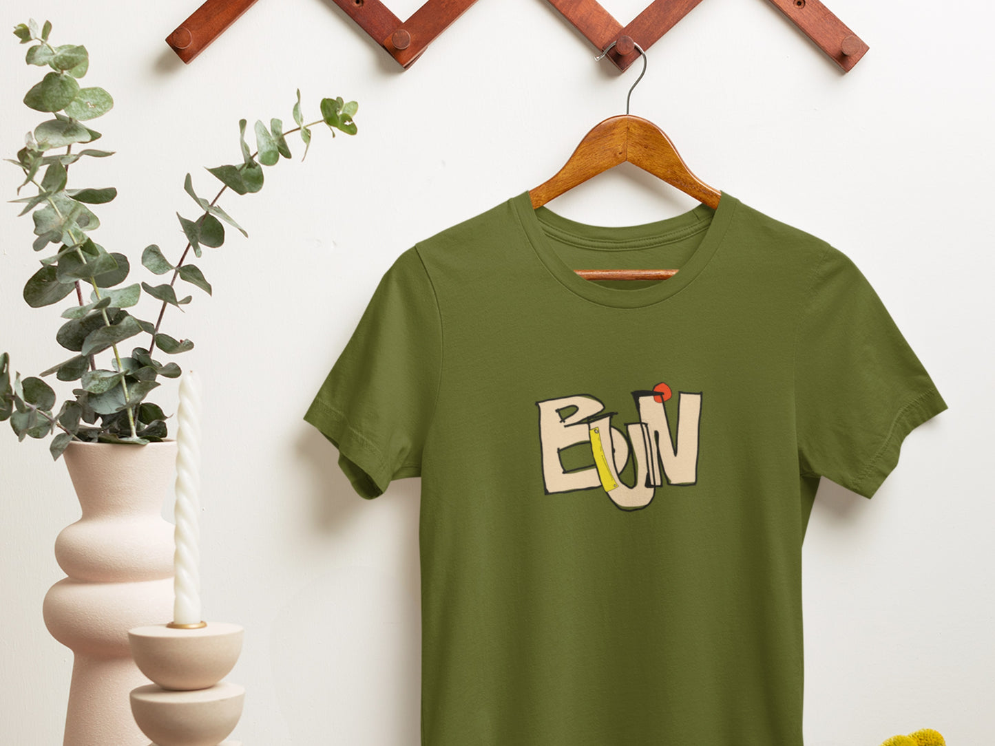 Bun Olive T-Shirt.