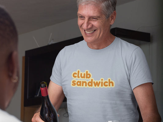 Club Sandwich Light Blue T-Shirt.