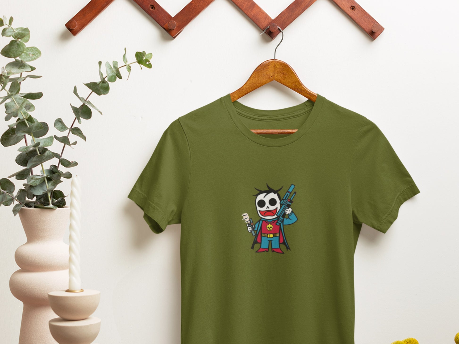 Crazy Phones Olive T-Shirt.