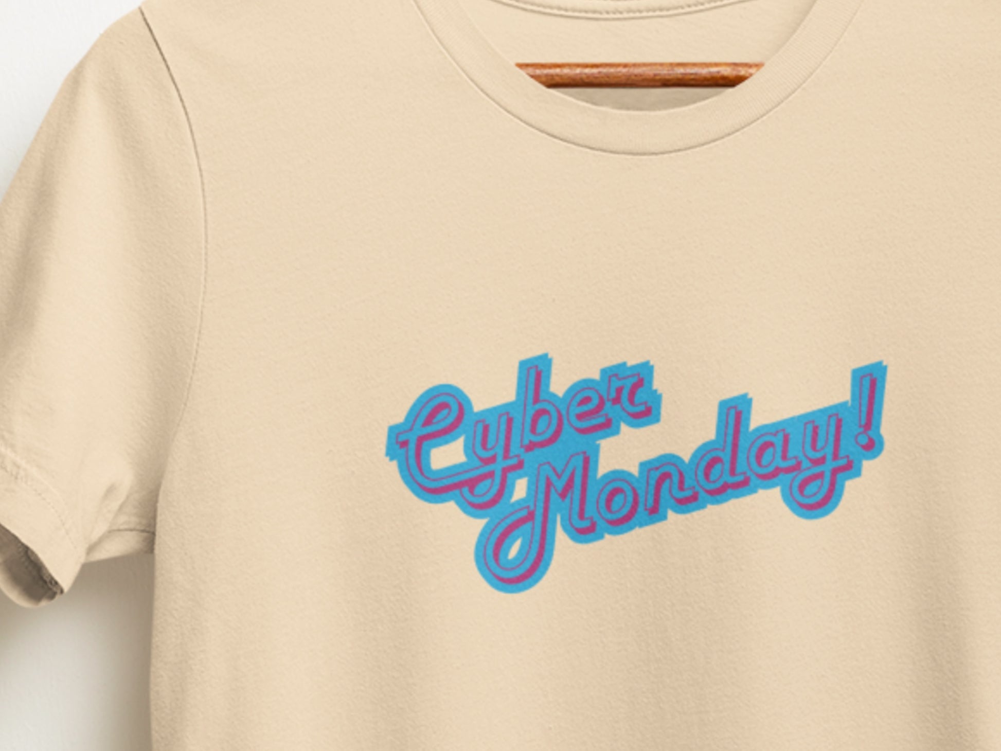 Cyber Monday! Soft Cream T-Shirt.