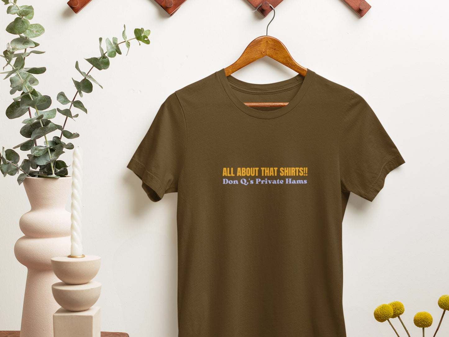 All About That Shirts! DQPH Brown T-shirt.