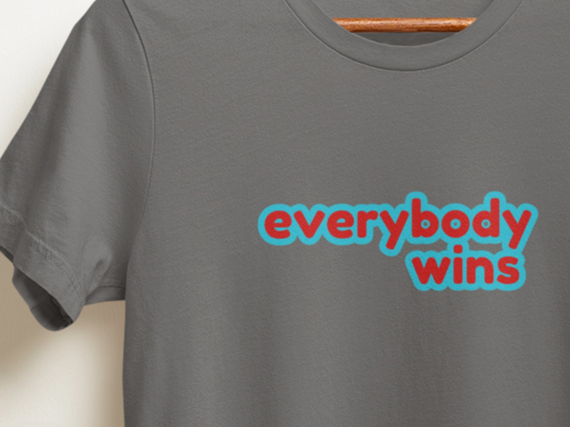 Everybody Wins Asphalt T-Shirt.