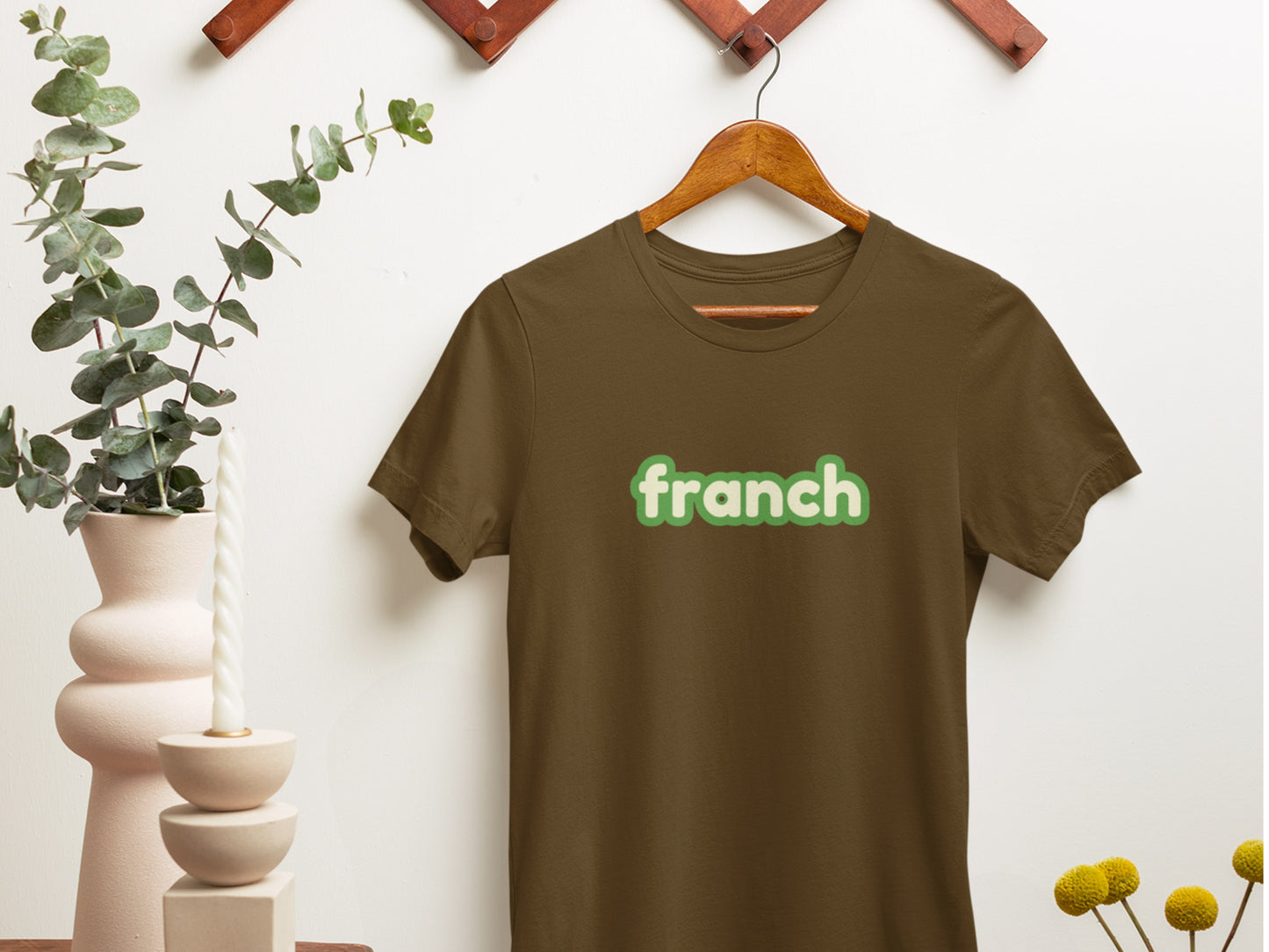 Franch Brown T-Shirt.