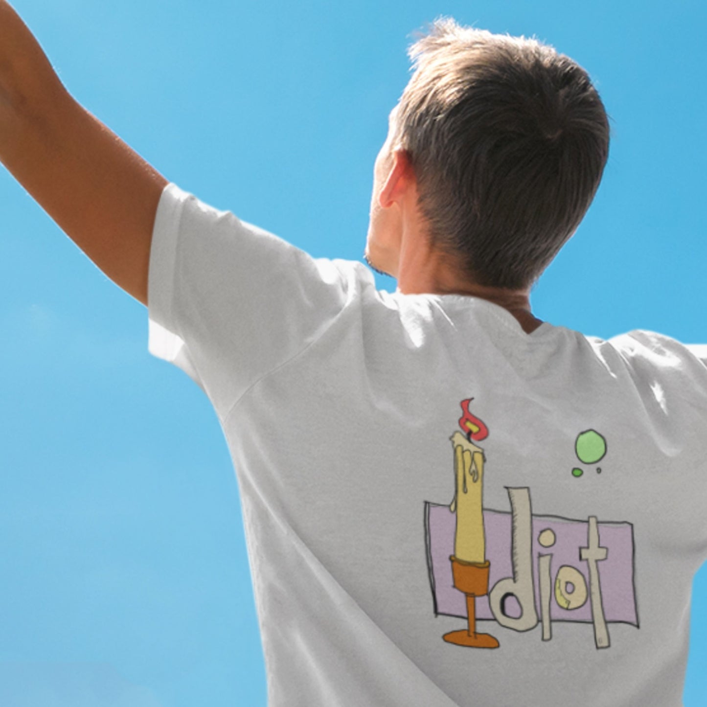 Idiot - REAR PRINT - Graphic T-Shirt