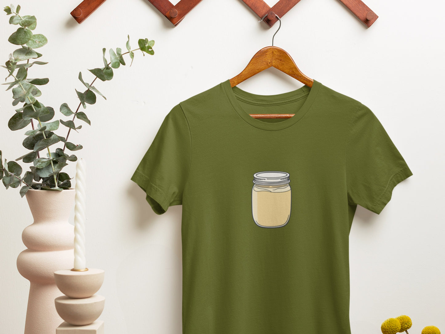 Jar Of Yellow Cream Olive T-Shirt.