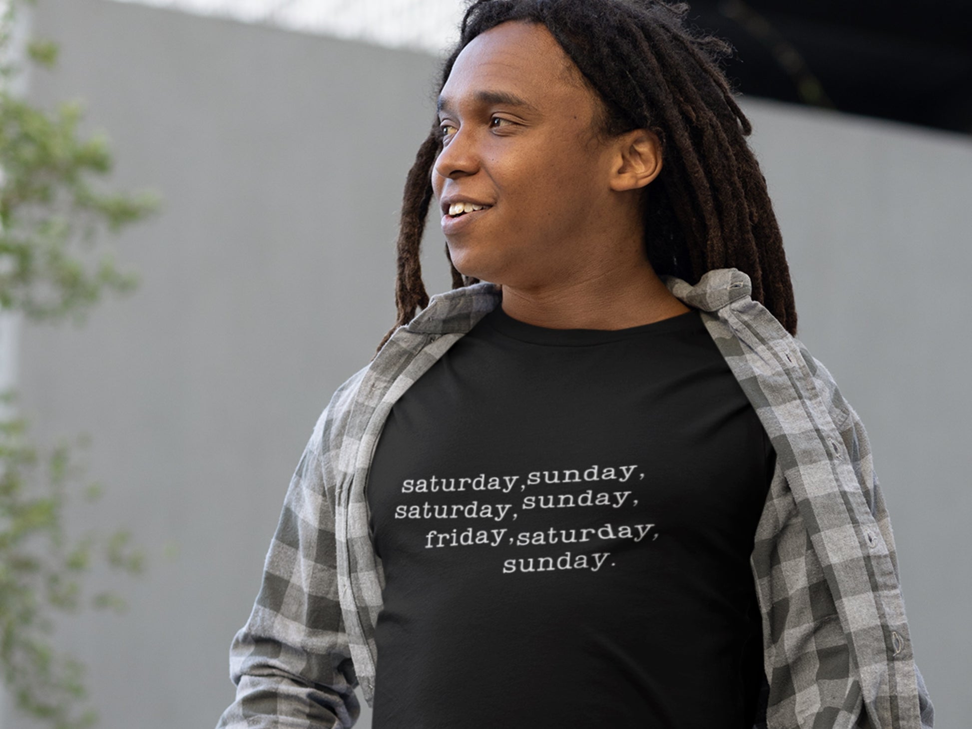 Long Weekend Black T-Shirt.