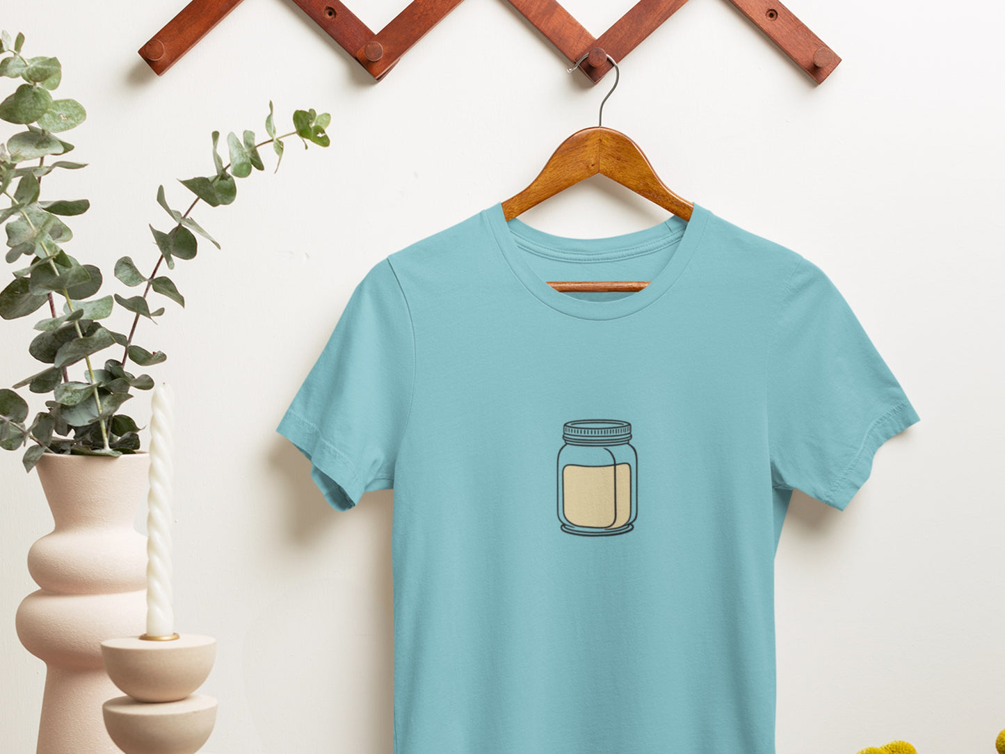 Mason Jar Mayo Turquoise T-Shirt.