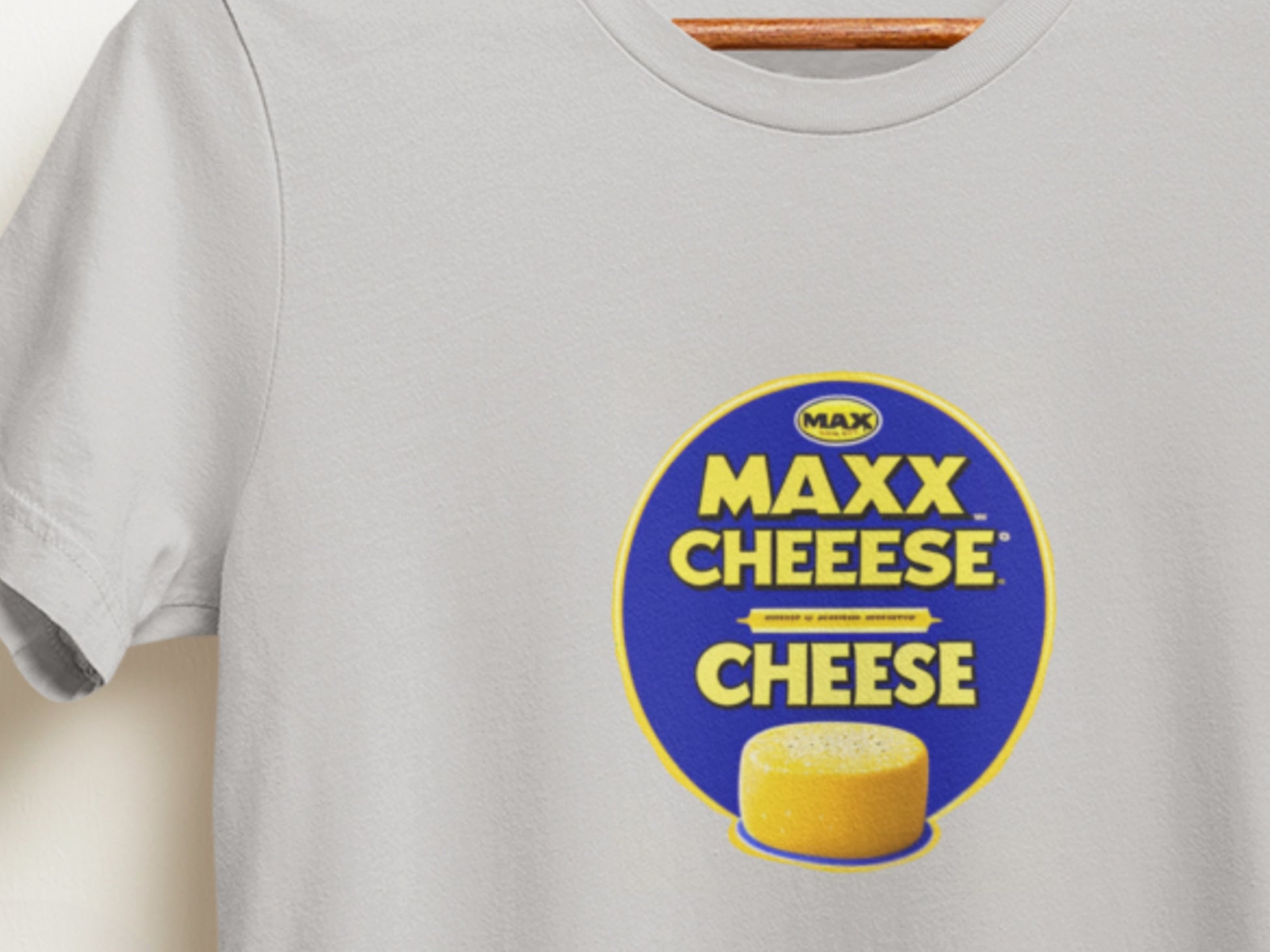 Maxx Cheese Silver T-Shirt.