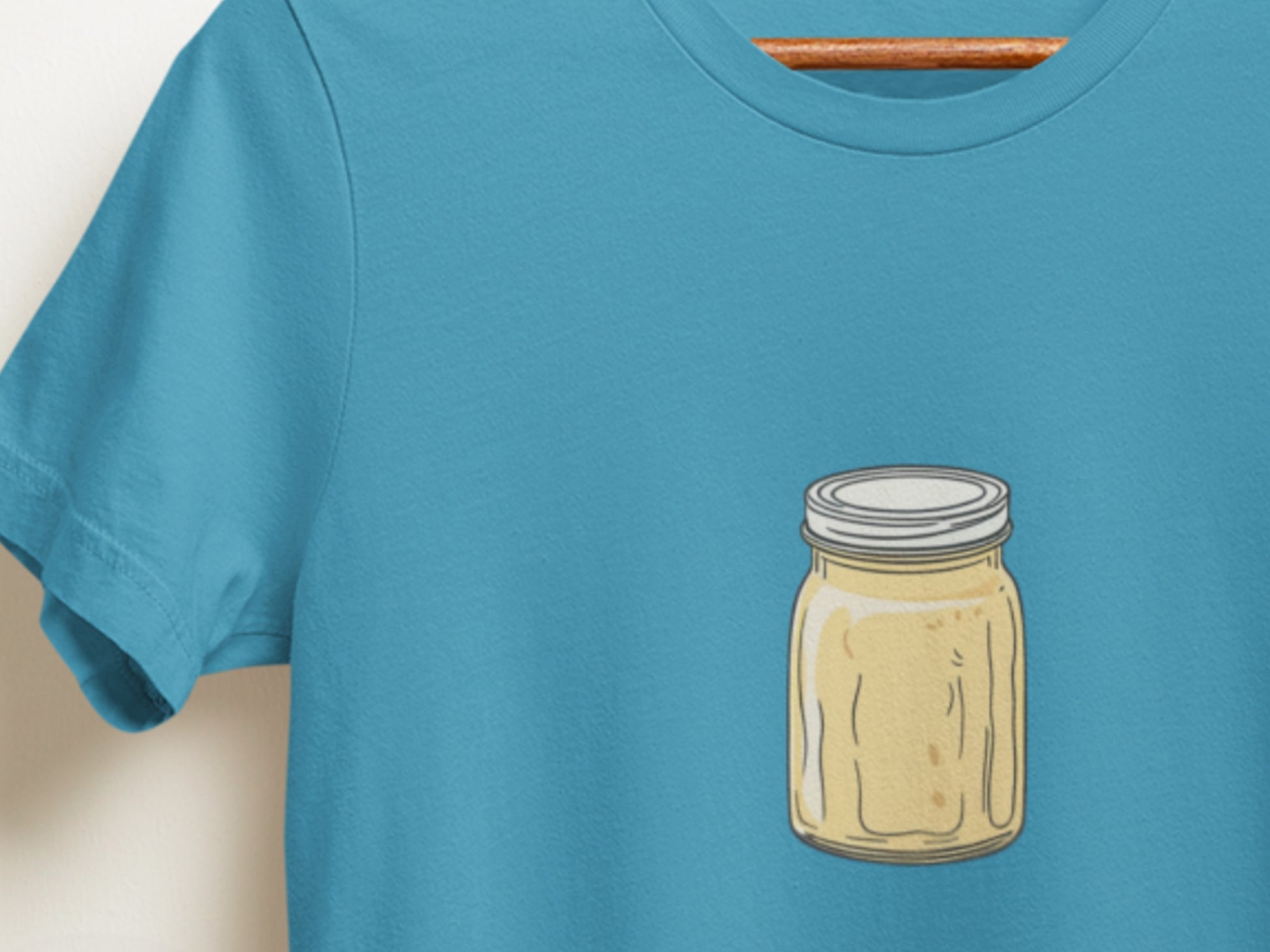 Melting Yellow Jar Aqua T-Shirt.