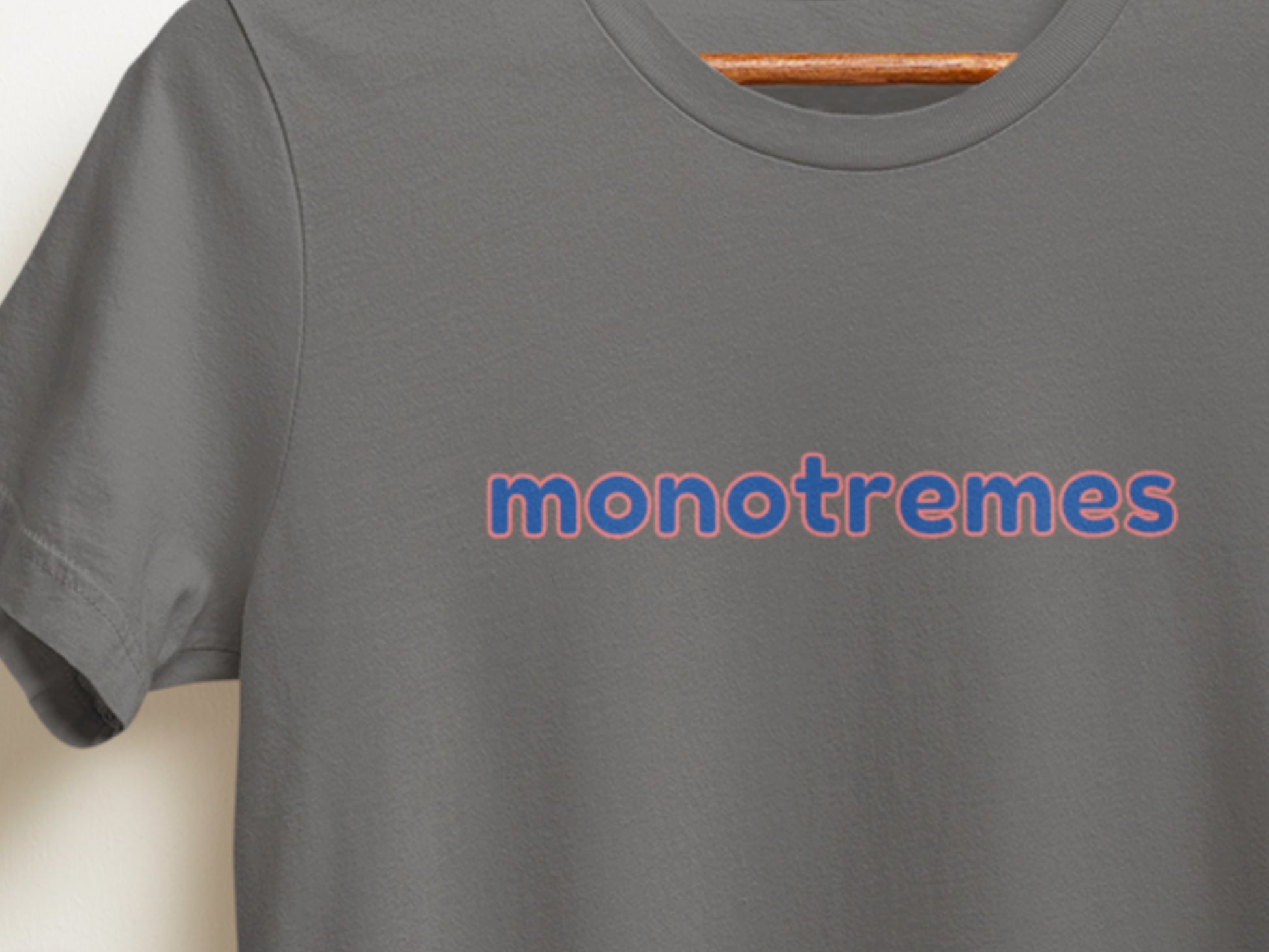 Monotremes Asphalt T-Shirt.