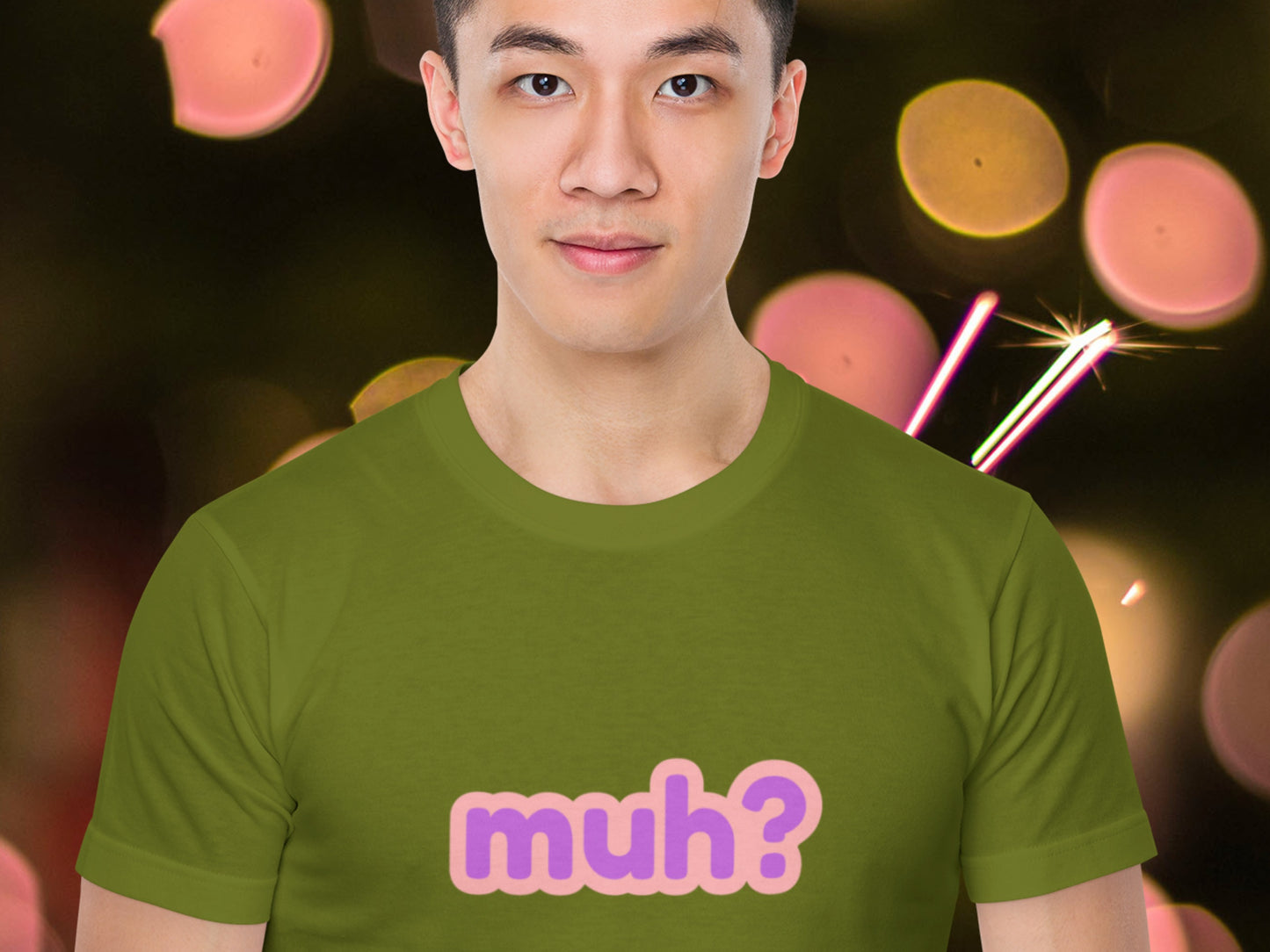 Muh? Olive T-Shirt.