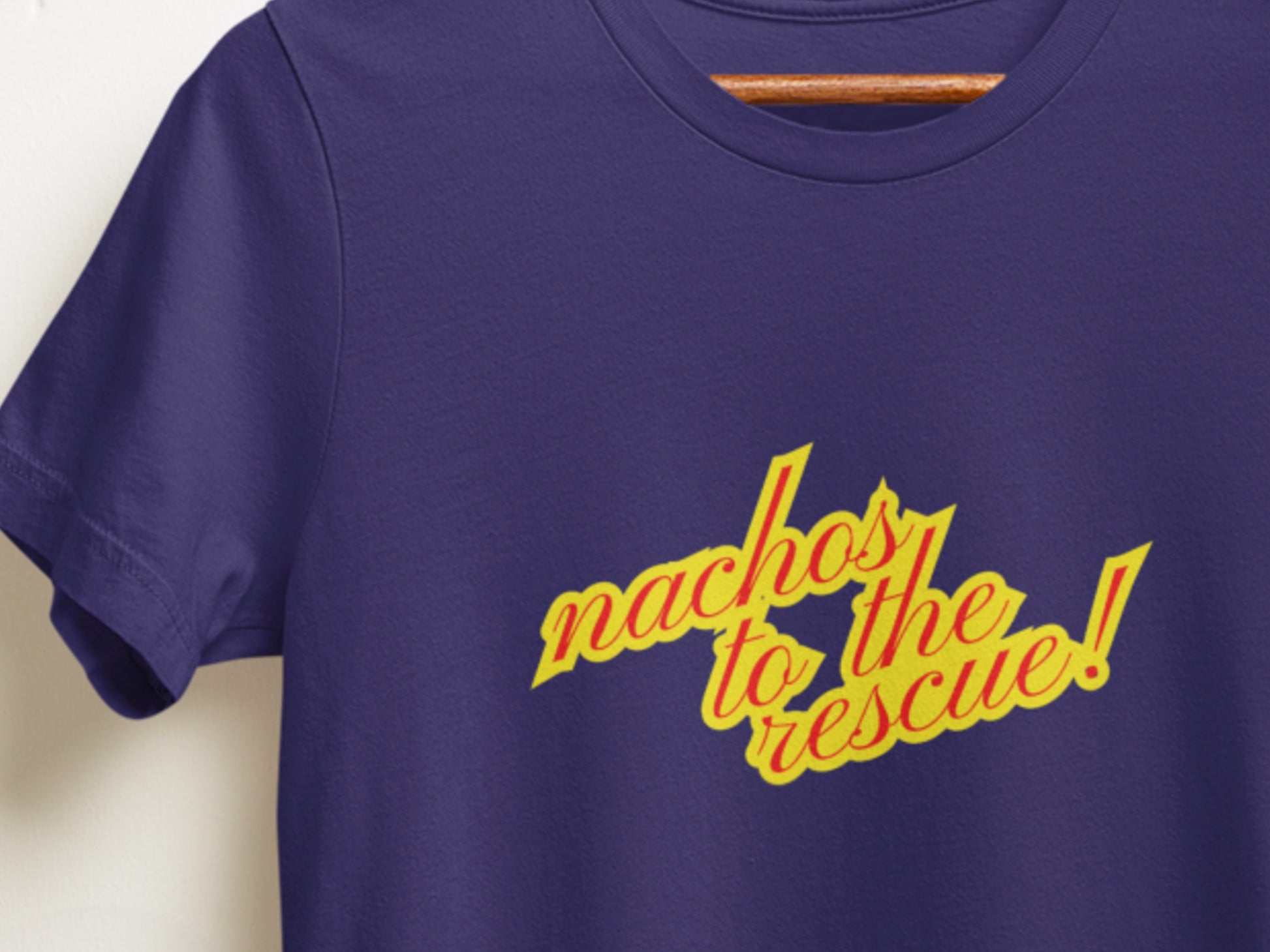 Nachos To The Rescue! Navy T-Shirt.