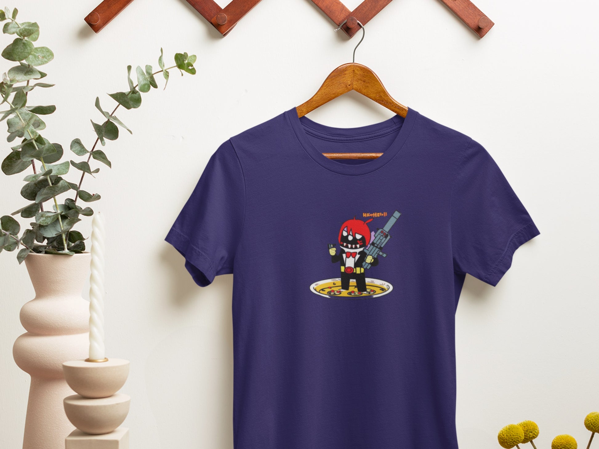 Peesh Soup Navy T-Shirt.