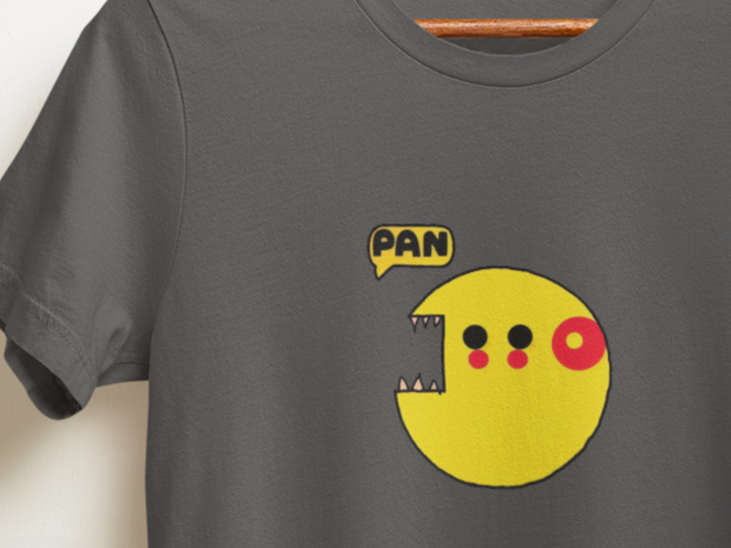 Can Man Pan Chomp Asphalt T-Shirt.