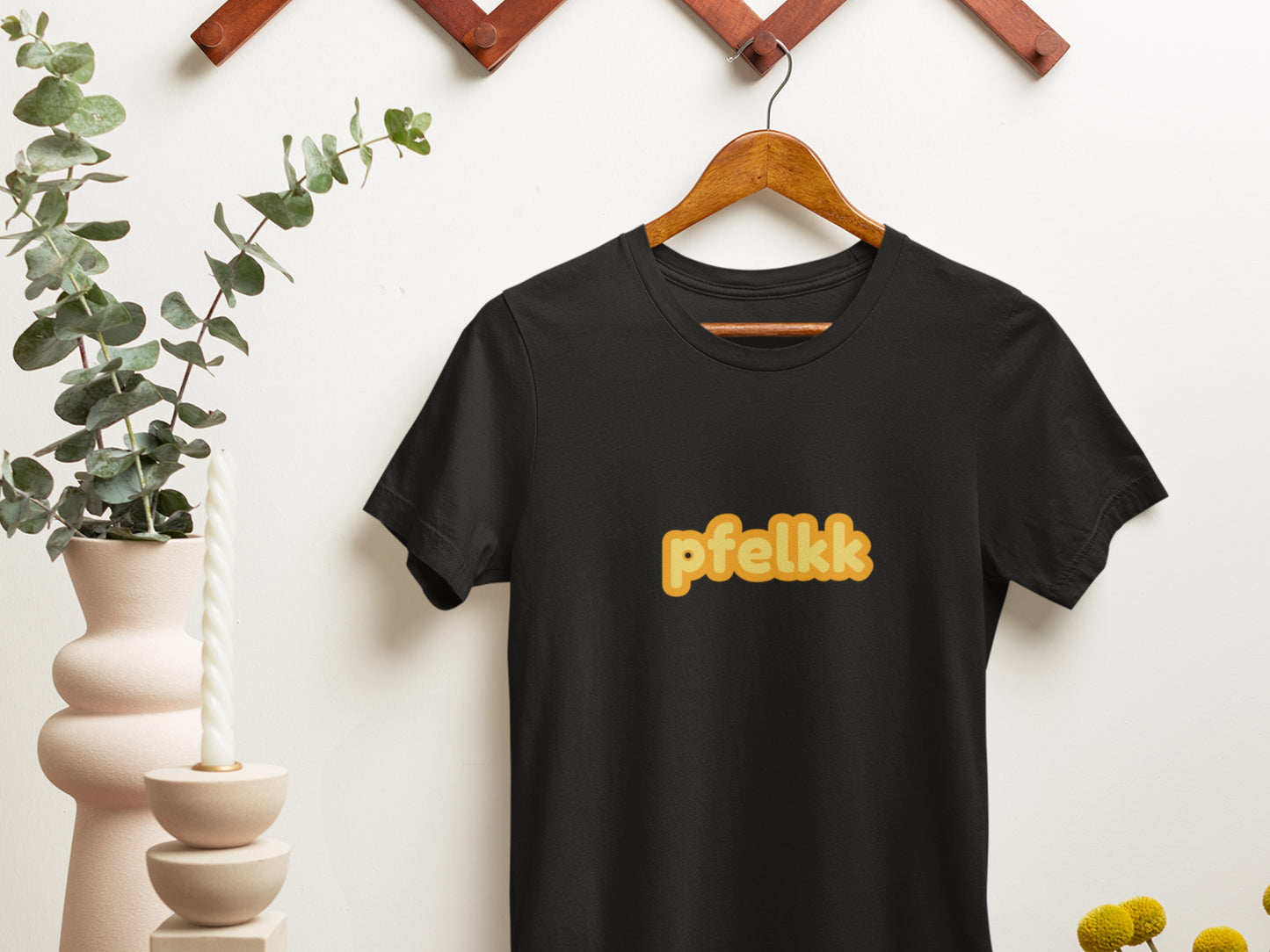 Phelkk Black T-Shirt.