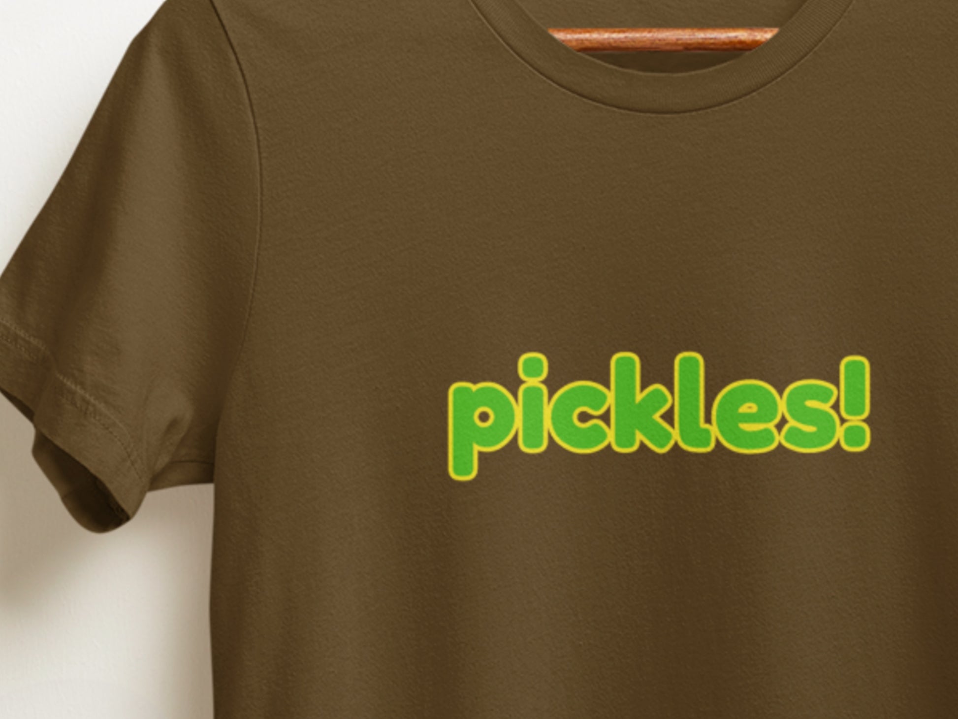 Pickles! Brown T-Shirt.