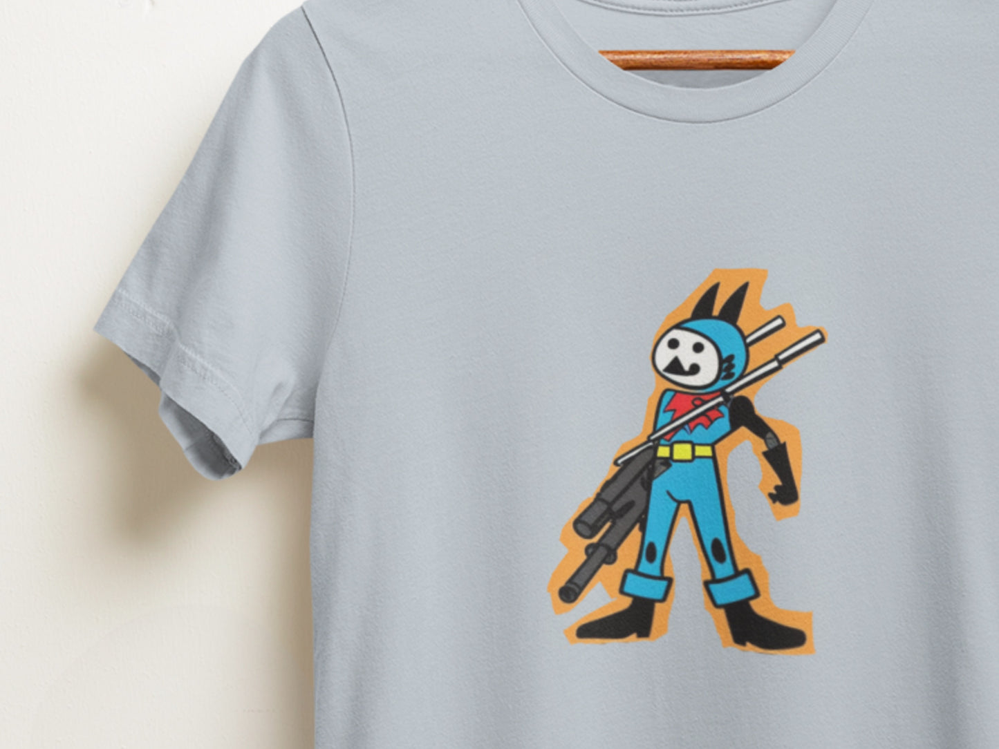 Pin Pan Light Blue T-Shirt.