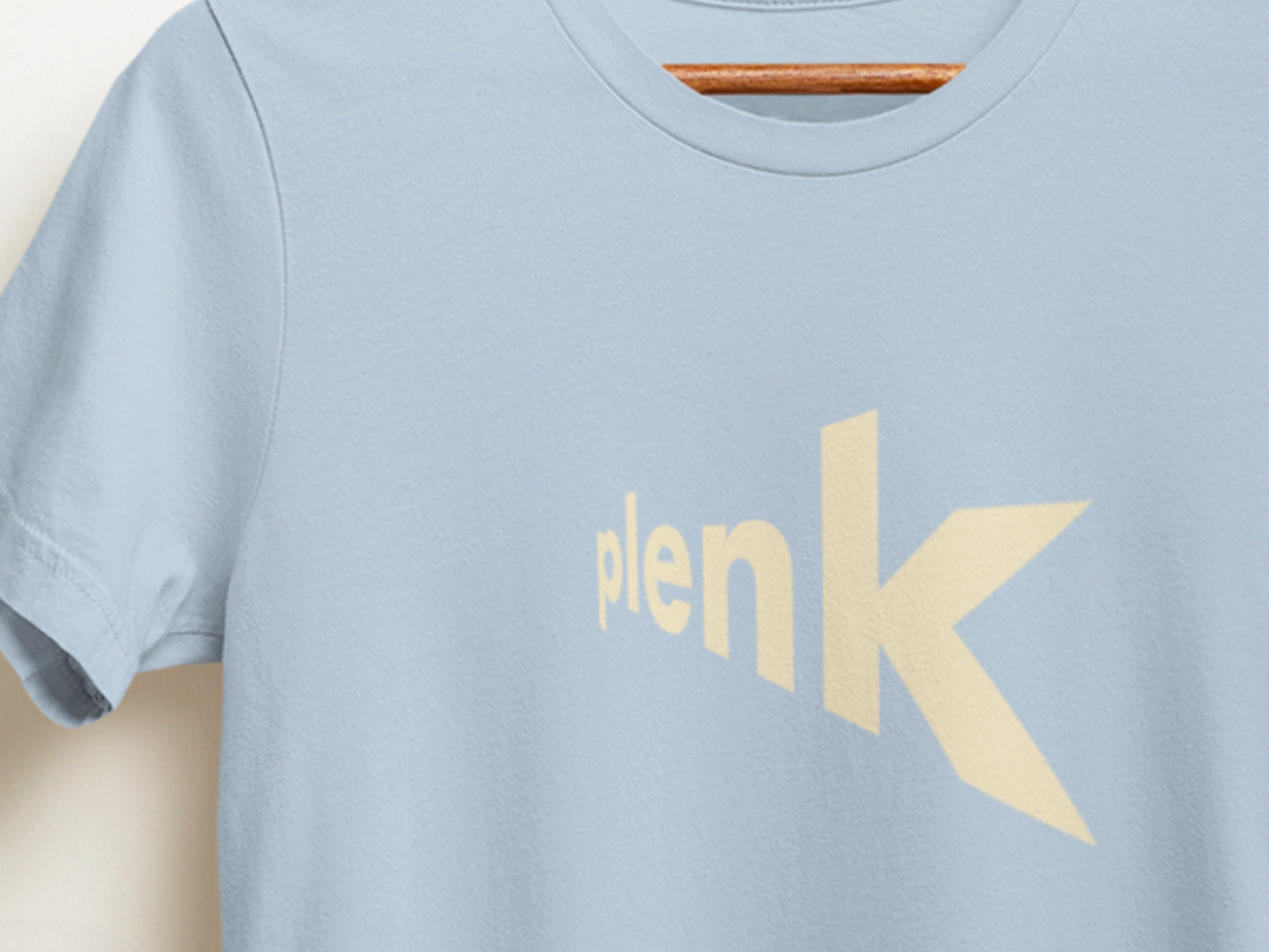 Plenk (Beige) Baby Blue T-Shirt.