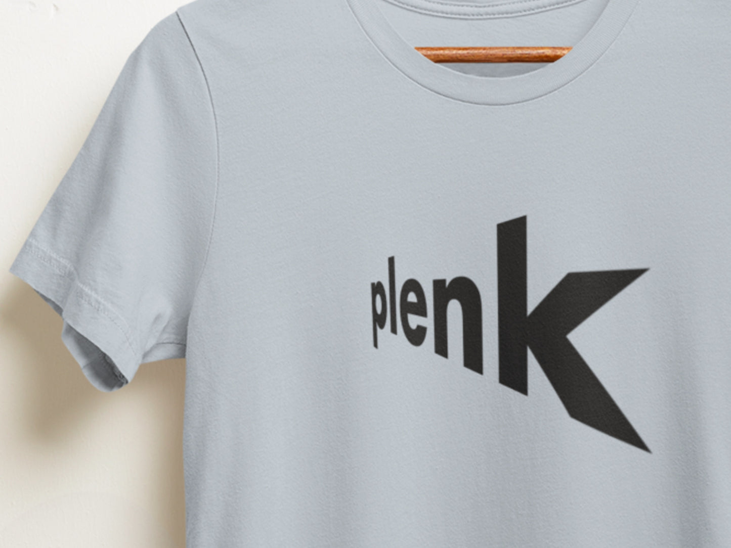 Plenk (Black) Light Blue T-Shirt.