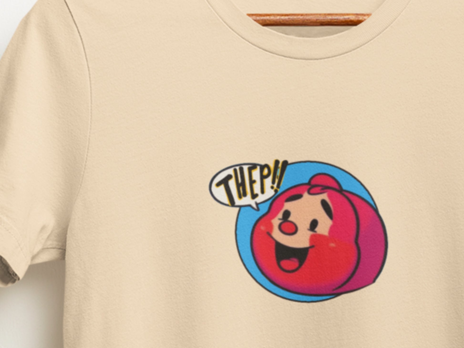 RedHead Thep!! Soft Cream T-Shirt.