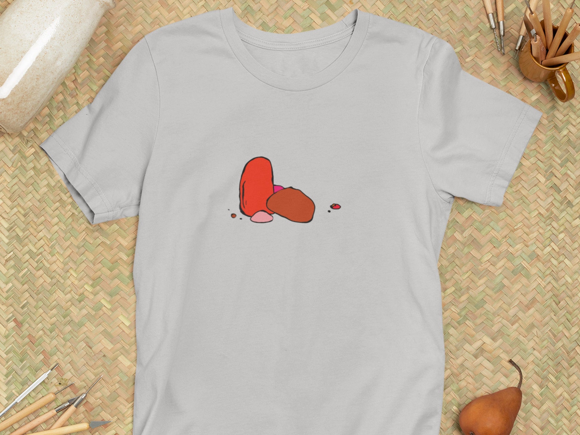 These Red Lumps Silver T-Shirt.