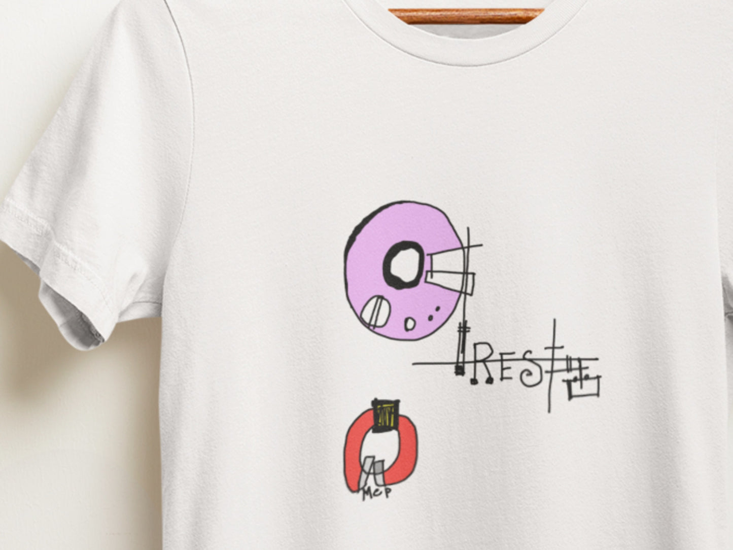 Rest White T-Shirt.