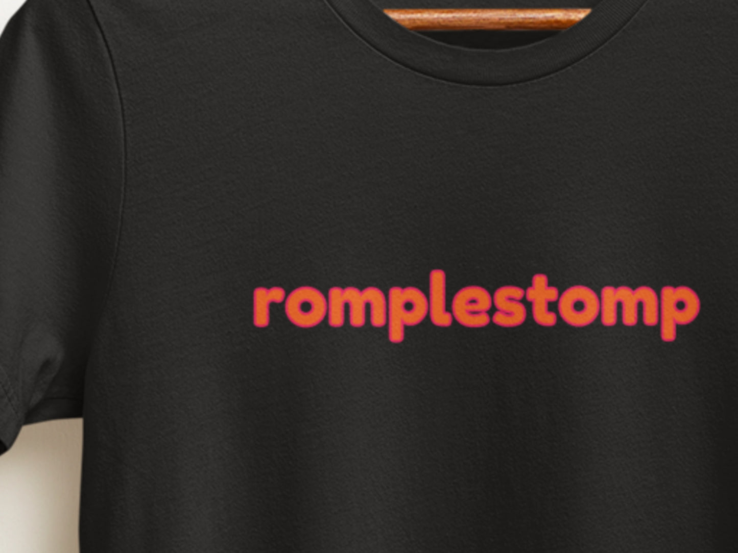 Romplestomp Black T-Shirt.