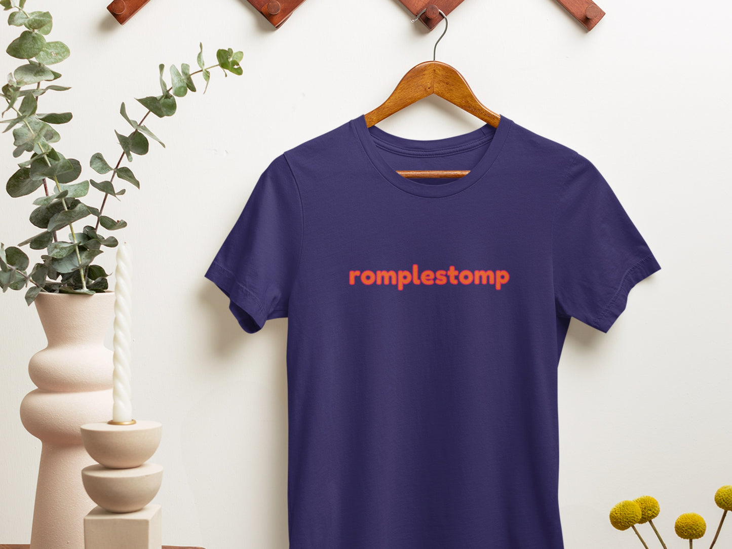 Romplestomp Navy T-Shirt.