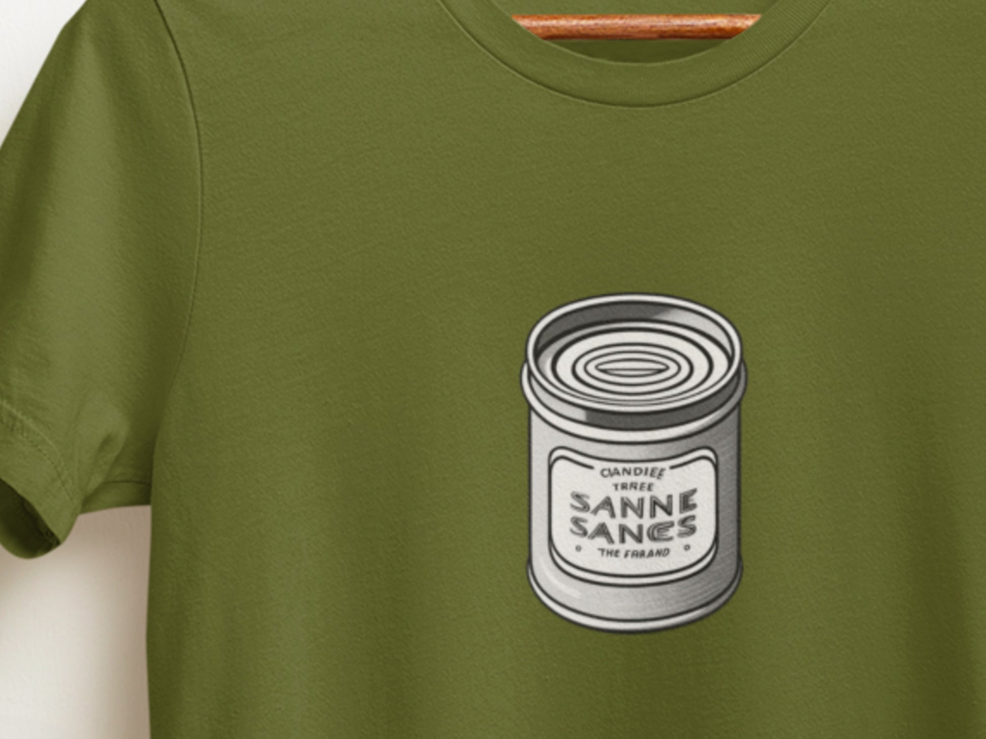 Sanne Sanes Olive T-Shirt.