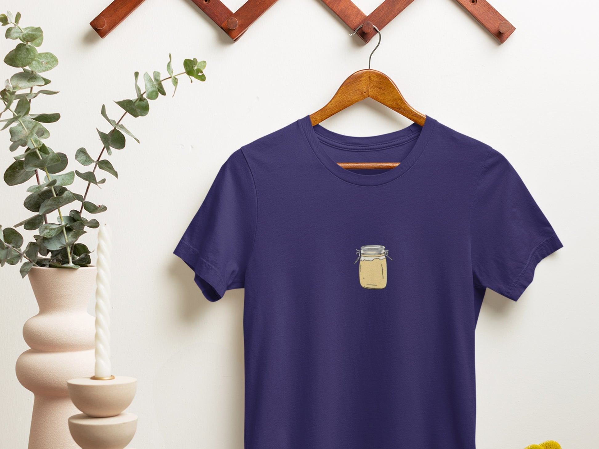 Little Snap-Top Yellow Jar Navy T-Shirt.