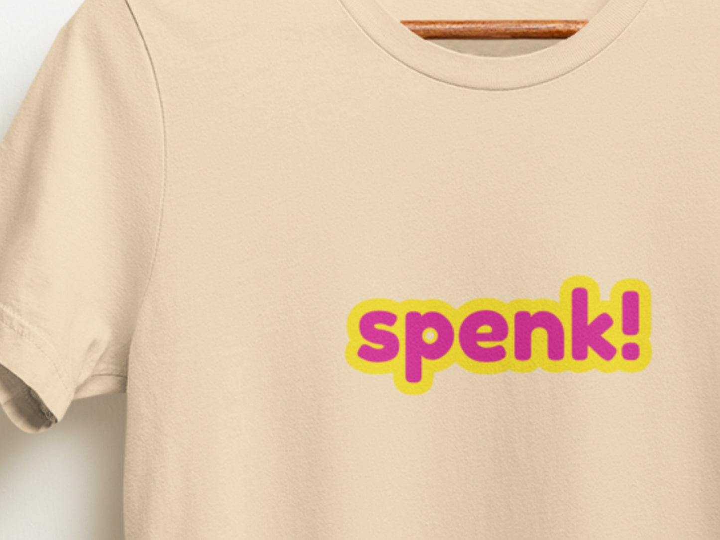 Spenk! Soft Cream T-Shirt.