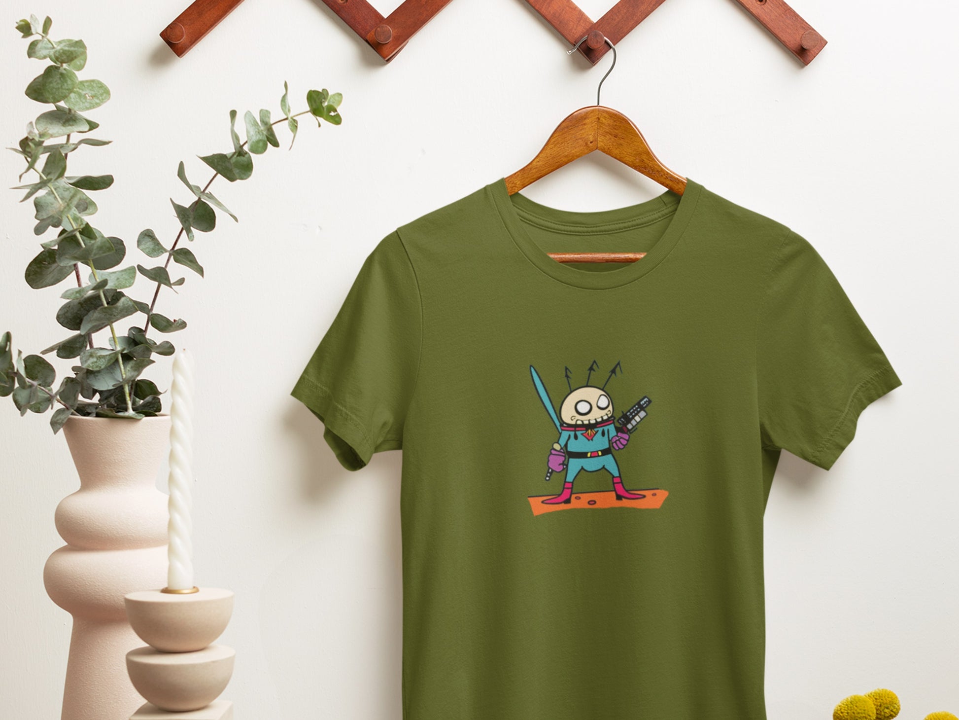 The Hetl Seurn Olive T-Shirt.