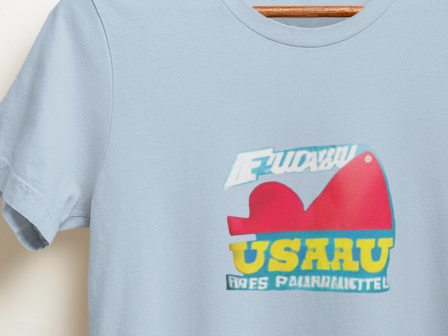 Usaau Baby Blue T-Shirt.