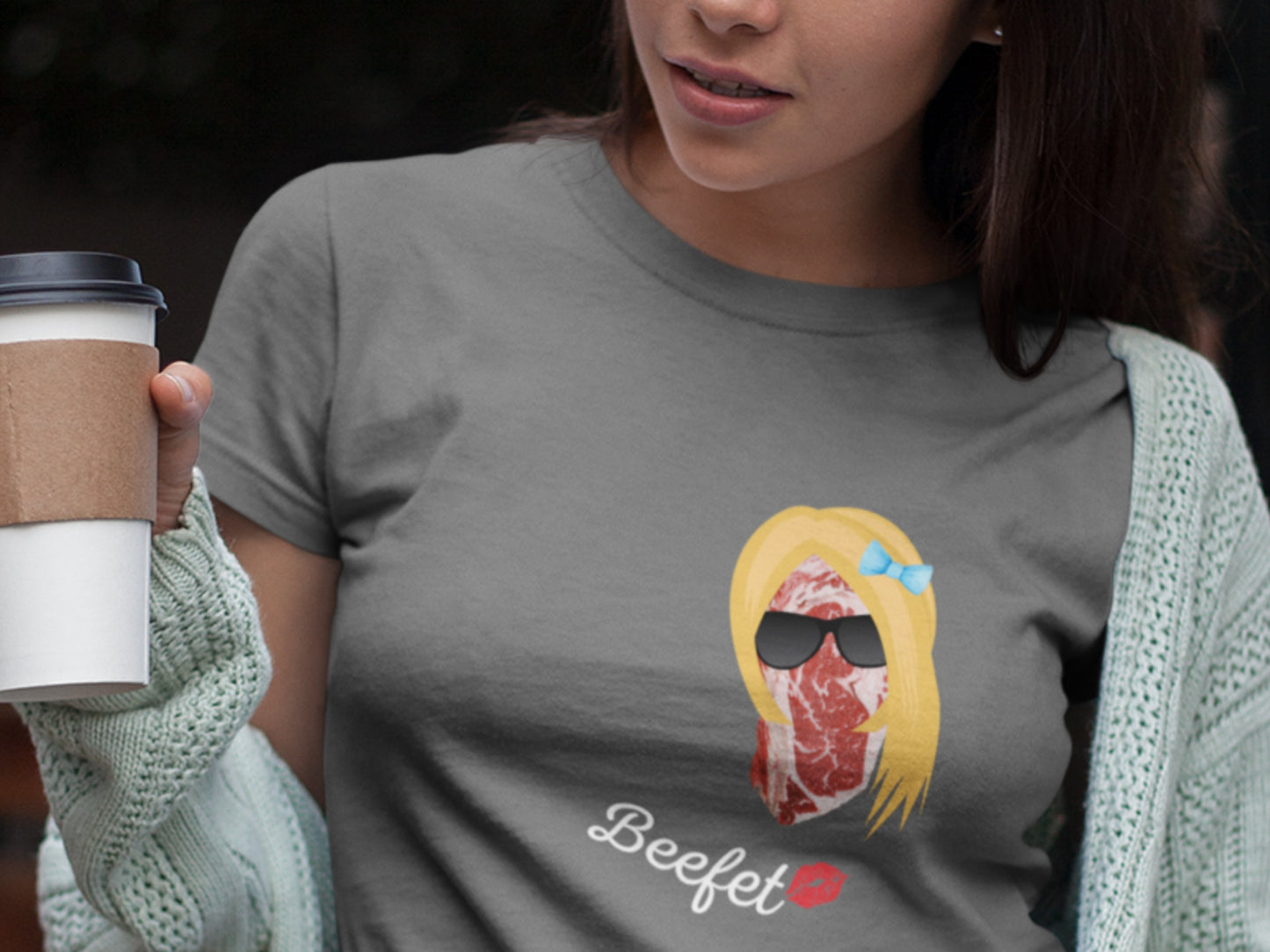 Beefet's Kiss Asphalt T-Shirt.