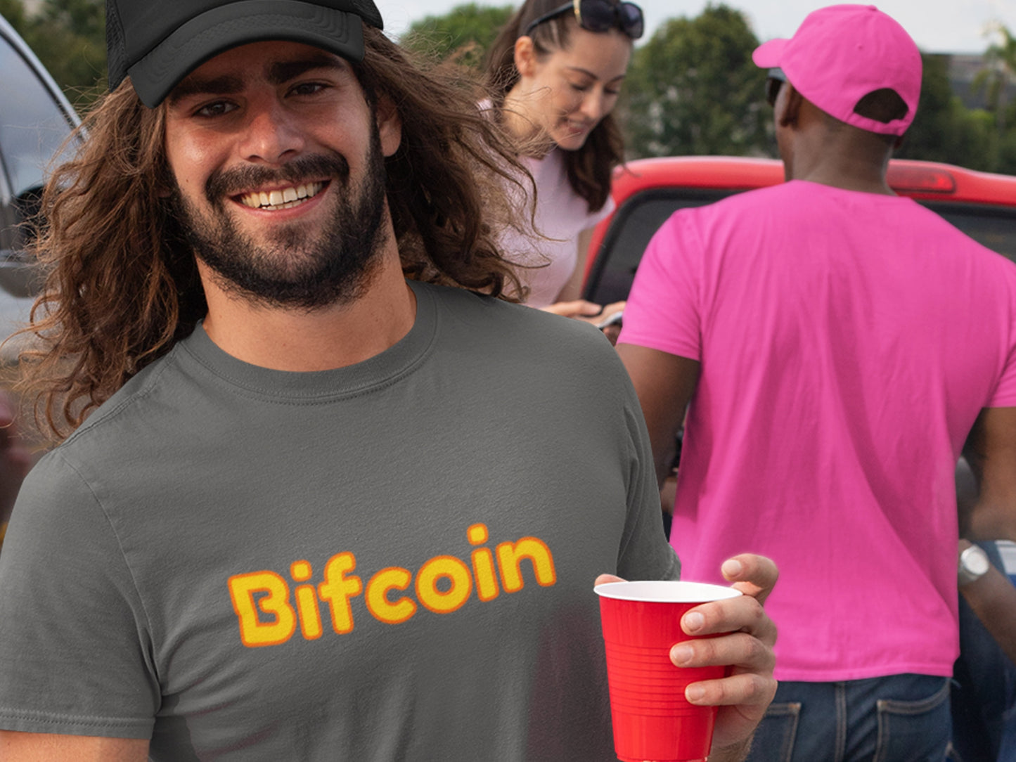 Bifcoin Asphalt T-Shirt.