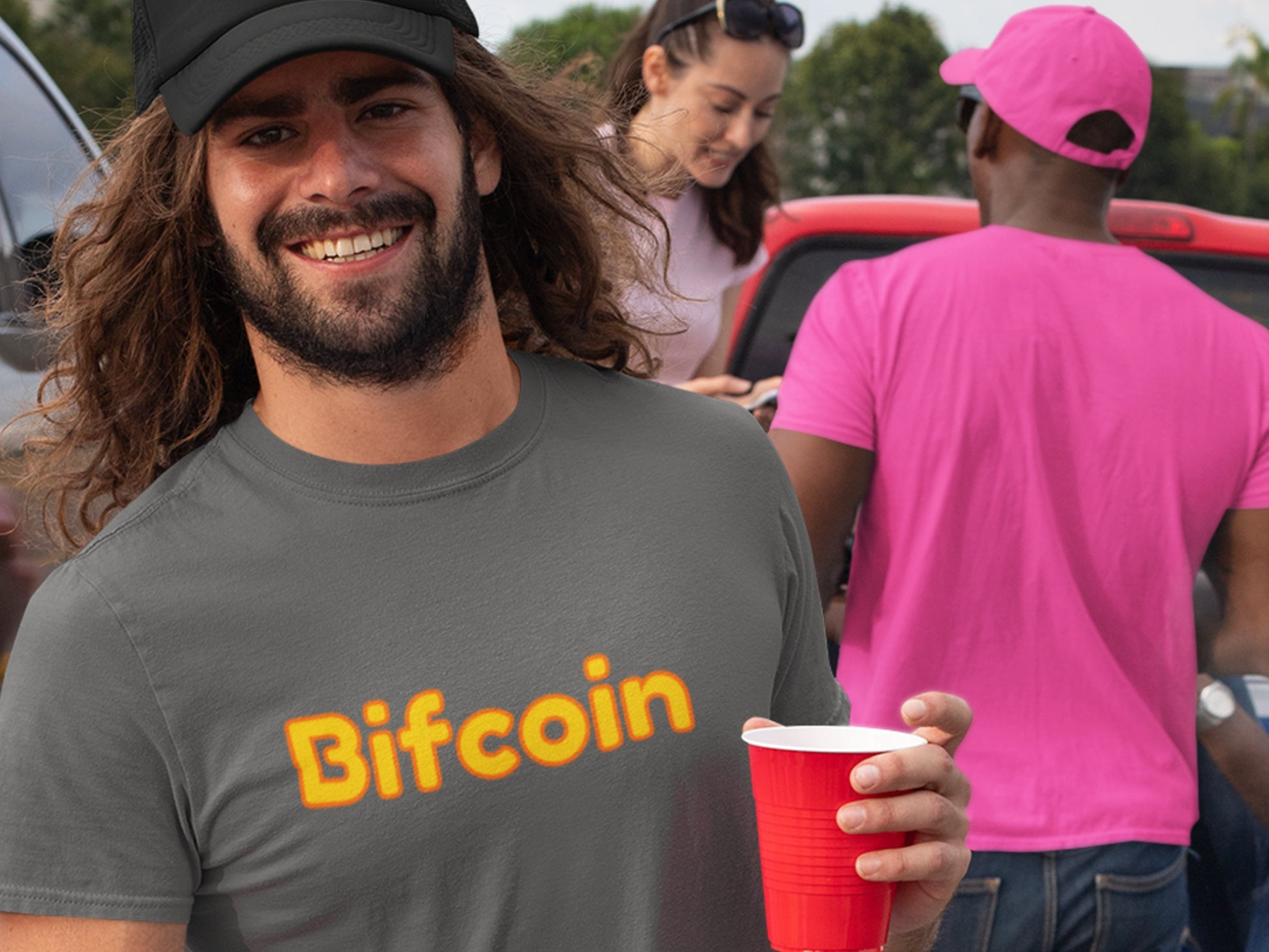 Bifcoin Asphalt T-Shirt.